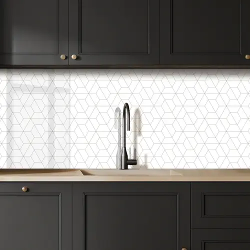 Geometrie - Lijn - Patroon keuken achterwand 2 middel 871 -sfeer1