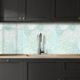 Geometrie - Patroon - Groen keuken achterwand 2 middel 871 -sfeer1