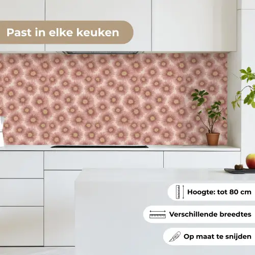 Gerbera - Bloemen - Roze keuken achterwand 2 middel 871 -sfeer4_NL