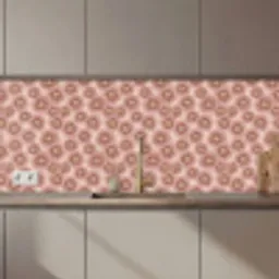 Gerbera - Bloemen - Roze keuken achterwand 2 middel 871 zz_3dshopping