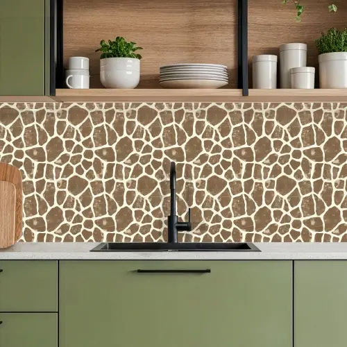 Giraf - Klassiek - Bruin keuken achterwand 2 middel 871 -sfeer3