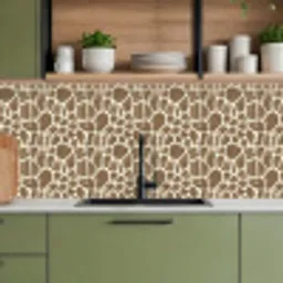 Giraf - Klassiek - Bruin keuken achterwand 2 middel 871 -sfeer3