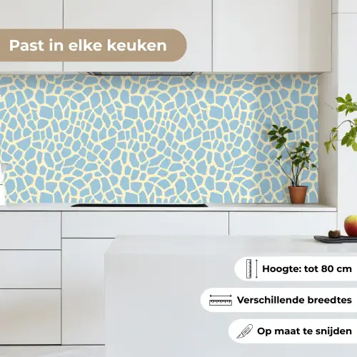 Giraf - Modern - Blauw keuken achterwand 2 middel 871 -sfeer4_NL