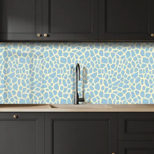 Giraf - Modern - Blauw keuken achterwand 2 middel 871 -sfeer1