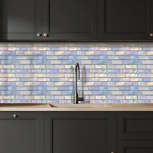 Glans - Muur - Parelmoer keuken achterwand 2 middel 871 -sfeer1