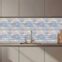 Glans - Muur - Parelmoer keuken achterwand 2 middel 871 zz_3dshopping