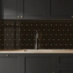Goud - Illusie - Patroon keuken achterwand 2 middel 871 -sfeer1