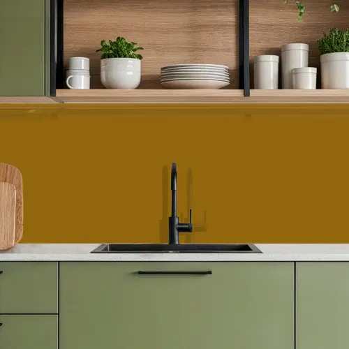 Goud - Luxe - Interieur keuken achterwand 2 middel 871 -sfeer3