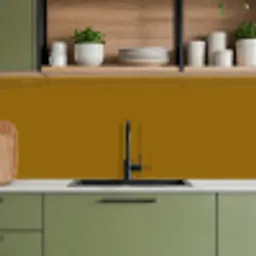 Goud - Luxe - Interieur keuken achterwand 2 middel 871 -sfeer3