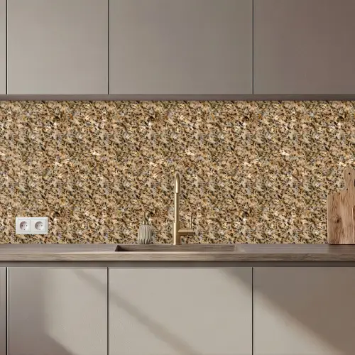 Graniet  - Beige - Patroon keuken achterwand 2 middel 871 zz_3dshopping