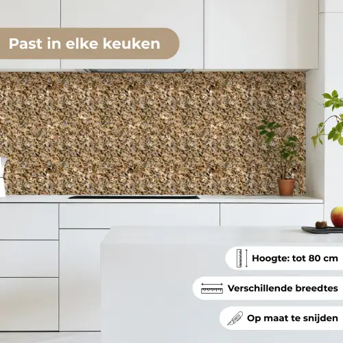 Graniet  - Beige - Patroon keuken achterwand 2 middel 871 -sfeer4_NL
