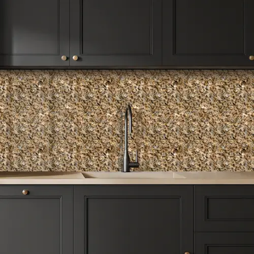 Graniet  - Beige - Patroon keuken achterwand 2 middel 871 -sfeer1