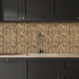 Graniet  - Beige - Patroon keuken achterwand 2 middel 871 -sfeer1