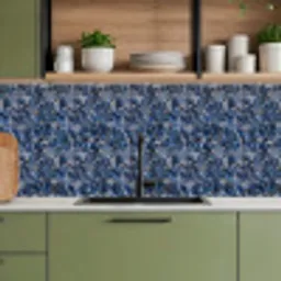 Graniet - Blauw - Koel keuken achterwand 2 middel 871 -sfeer3