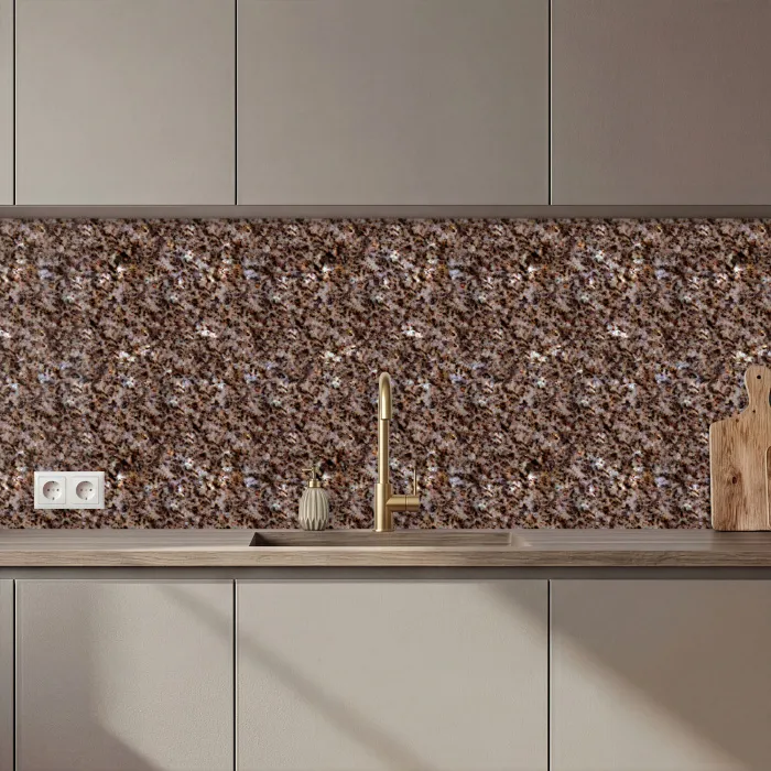 Graniet - Bruin - Structuur keuken achterwand 2 middel 871 zz_3dshopping