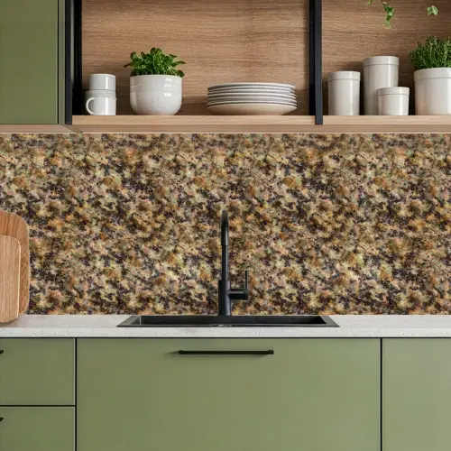 Graniet - Kleur - Bruin keuken achterwand 2 middel 871 -sfeer3