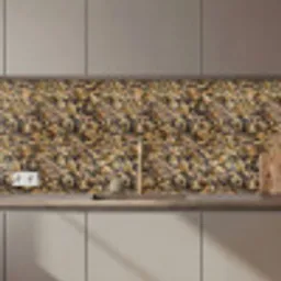 Graniet - Kleur - Bruin keuken achterwand 2 middel 871 zz_3dshopping
