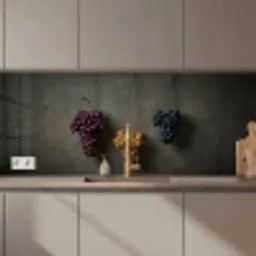 Druiven - Kleurrijk - Muur keuken achterwand 2 middel zz_3dshopping
