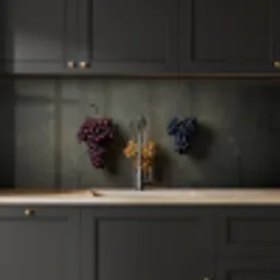 Druiven - Kleurrijk - Muur keuken achterwand 2 middel -sfeer1