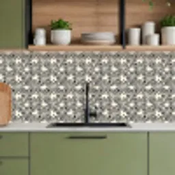 Grafisch - Patroon - Zwart keuken achterwand 2 middel 871 -sfeer3