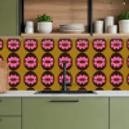 Grafisch - Patroon - Kleurrijk keuken achterwand 2 middel 871 -sfeer3