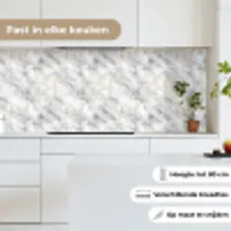 Grijs - Marmer - Gedetailleerd keuken achterwand 2 middel 871 -sfeer4_NL