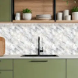 Grijs - Marmer - Gedetailleerd keuken achterwand 2 middel 871 -sfeer3