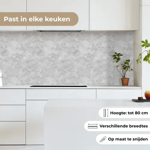 Grijs - Marmer - Mat keuken achterwand 2 middel 871 -sfeer4_NL