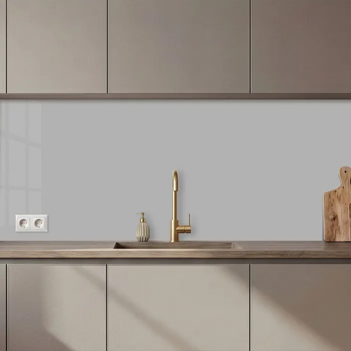 Grijs - Effen print keuken achterwand 2 middel 871 zz_3dshopping