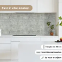 Grijs - Muur - Poriën keuken achterwand 2 middel 871 -sfeer4_NL