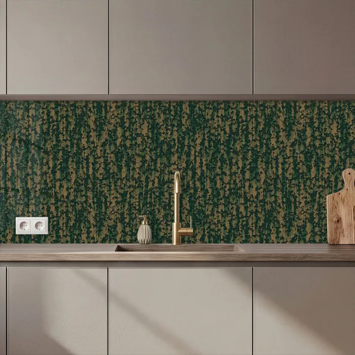 Groen - Bruin - Vlekken - Roest keuken achterwand 2 middel 871 zz_3dshopping