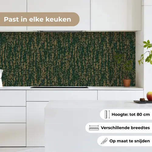 Groen - Bruin - Vlekken - Roest keuken achterwand 2 middel 871 -sfeer4_NL