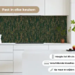 Groen - Bruin - Vlekken - Roest keuken achterwand 2 middel 871 -sfeer4_NL