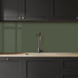Groen - Effen kleur - Olijfgroen keuken achterwand 2 middel 871 -sfeer1