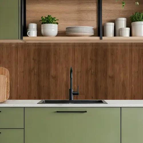 Hardhout - Patronen - Bruin keuken achterwand 2 middel 871 -sfeer3