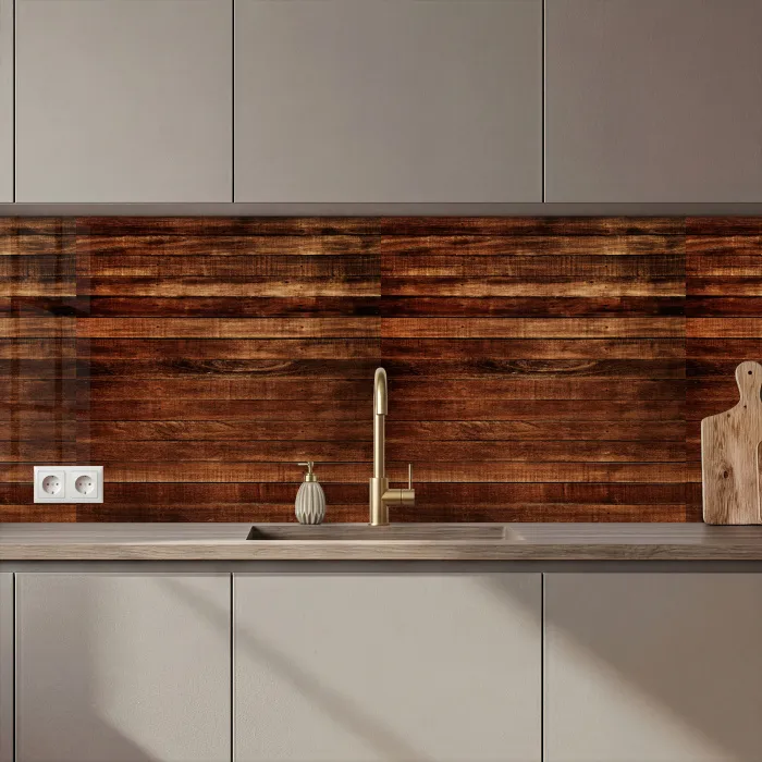 Hardhout - Robuust - Patronen keuken achterwand 2 middel 871 zz_3dshopping
