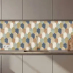 Harmonie - Patroon - Kleurrijk keuken achterwand 2 middel 871 zz_3dshopping