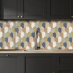 Harmonie - Patroon - Kleurrijk keuken achterwand 2 middel 871 -sfeer1
