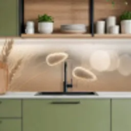 Hazestaartgras - Graanharen - Zonlicht keuken achterwand 2 middel -sfeer3