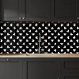 Hart - Design - Geometrie - Patroon keuken achterwand 2 middel 871 -sfeer1