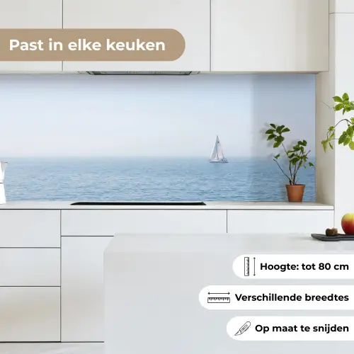 Horizon - Zeilboot - Zee keuken achterwand 2 middel -sfeer4_NL