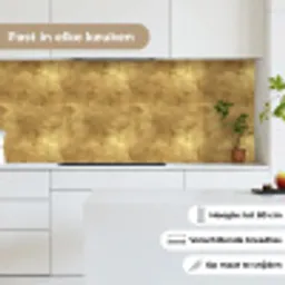 Industrieel - Textuur - Goud keuken achterwand 2 middel 871 -sfeer4_NL