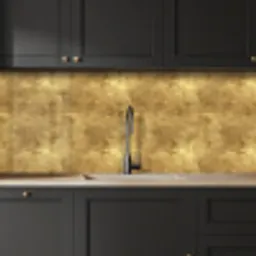 Industrieel - Textuur - Goud keuken achterwand 2 middel 871 -sfeer1