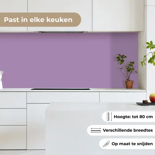 Interieur - Paars - Kleuren - Paarse - Kleur - Effen keuken achterwand 2 middel 871 -sfeer4_NL