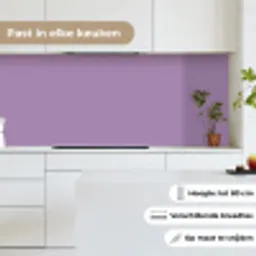 Interieur - Paars - Kleuren - Paarse - Kleur - Effen keuken achterwand 2 middel 871 -sfeer4_NL