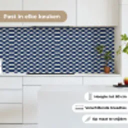 Japans - Blauw - Wit - Patronen keuken achterwand 2 middel 871 -sfeer4_NL