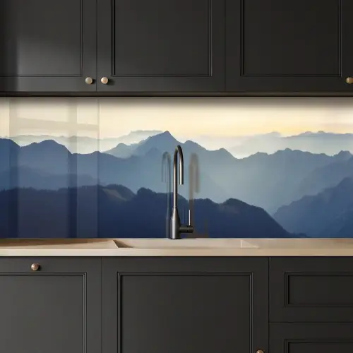 Landschap - Bergen - Groen - Natuur keuken achterwand 2 middel -sfeer1