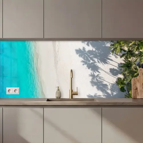 Landschap - Zee - Strand keuken achterwand 2 middel zz_3dshopping