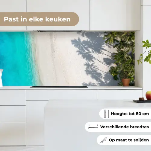 Landschap - Zee - Strand keuken achterwand 2 middel -sfeer4_NL