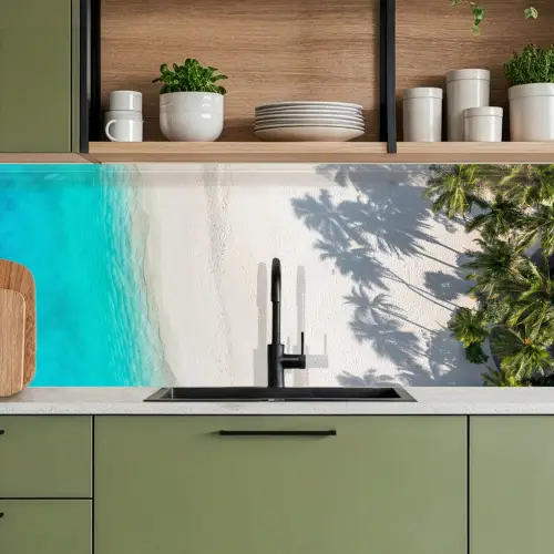 Landschap - Zee - Strand keuken achterwand 2 middel -sfeer3
